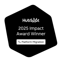 HubSpot Impact Award Winner Platform Migration 2026